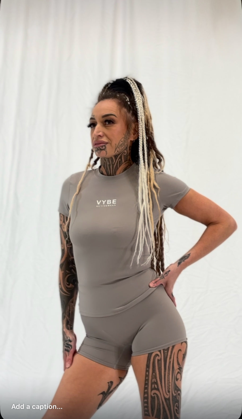 Vybe Contour  Tee (Front Logo)