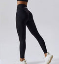 High-waisted scrunch leggings