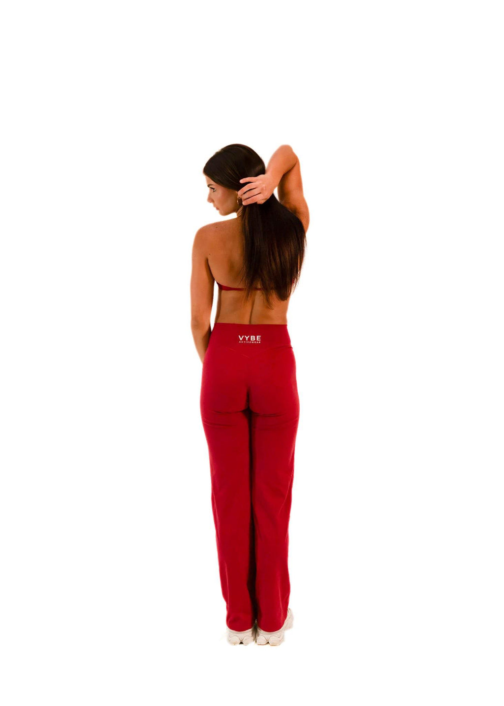 Aura V front Wide-Leg Pants
