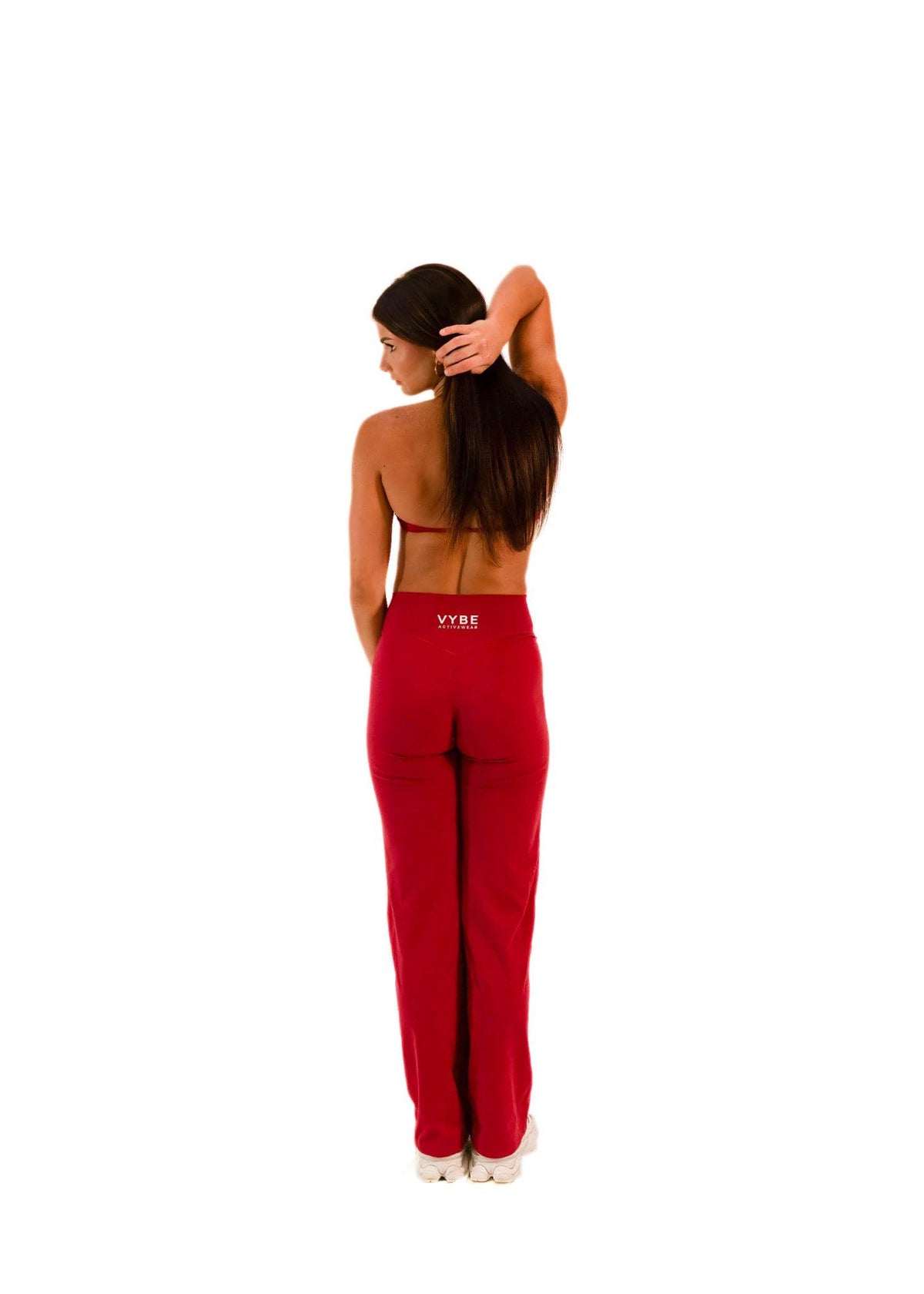 Aura V front Wide-Leg Pants