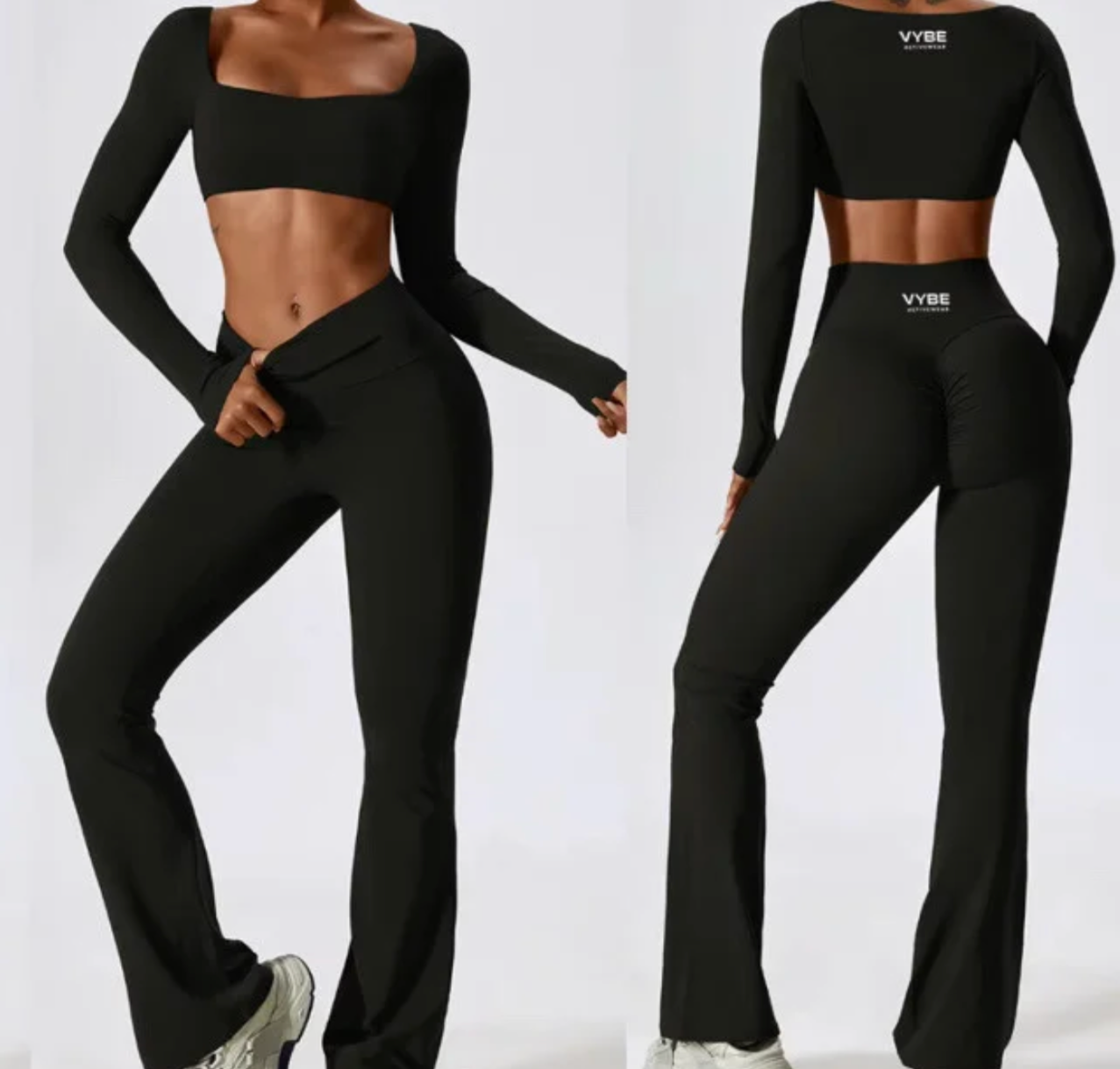 Vybe Scrunch Flare Leggings