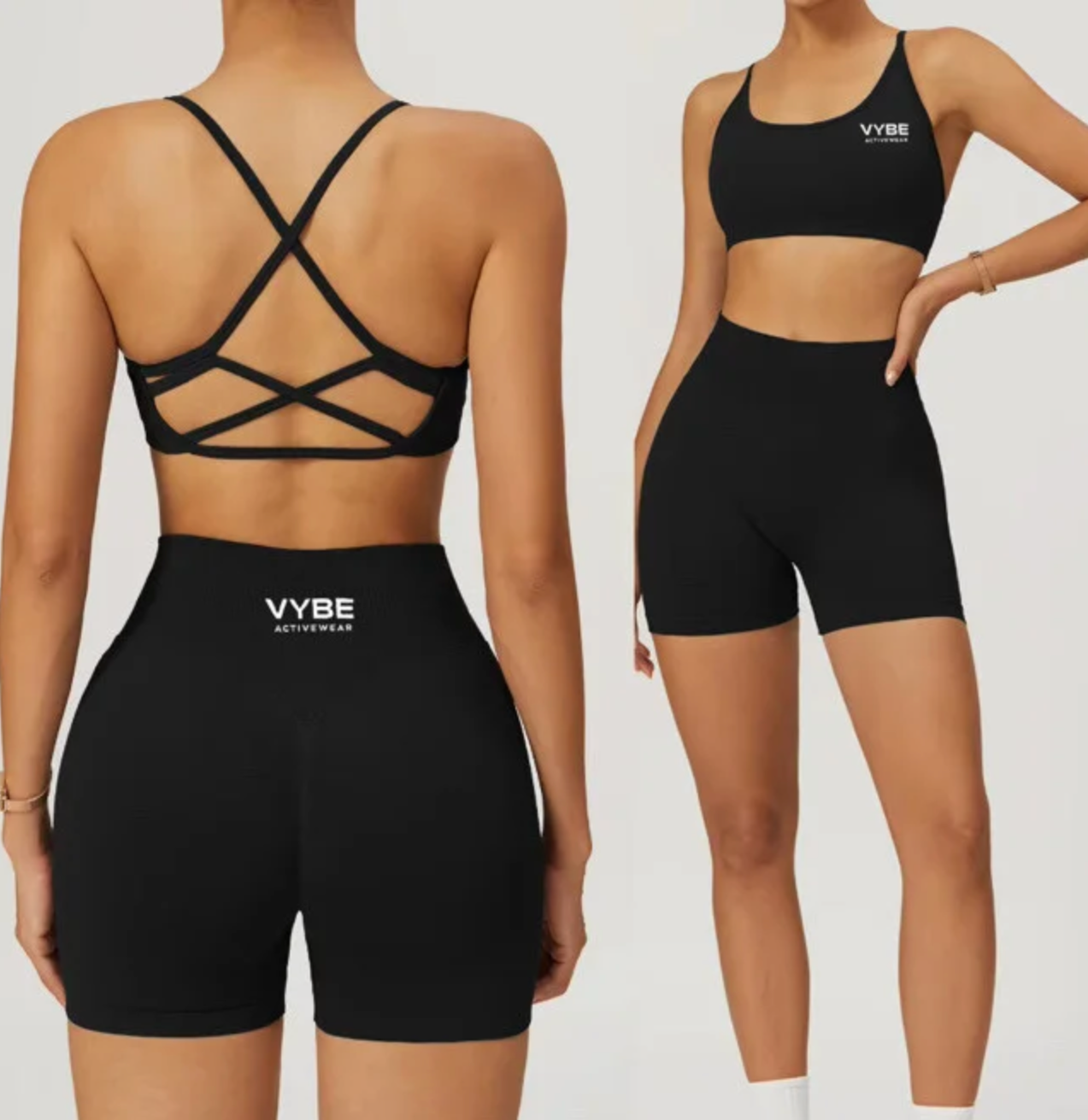 Vybe Cross Back Sports Bra